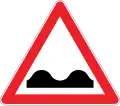 Uneven road surface
