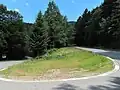 between Lepuix and Ballon d'Alsace, hairpin turn