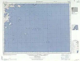 Map including Liang Island (labeled Lang Tao 浪島) (AMS, 1953)