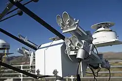 Pyrheliometers mounted on a solar tracker