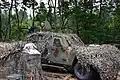 A KrAZ Cougar parked at a checkpoint in Eastern Ukraine.