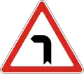 Curve to the left