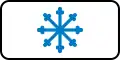 Above sign applied during winter conditions