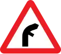 Junction on a bend[b]