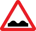 Uneven road