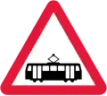 Trams likely to be crossing ahead