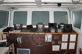 Bridge and wheelhouse