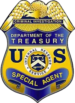 IRS-CI Special Agent Badge