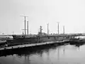 Ex-USS Saipan, USS Arlington (AGMR-2) in Port, c1966.