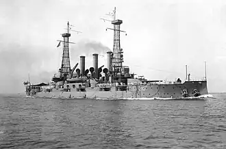 USS Connecticut underway