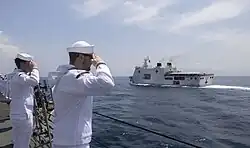 KRI dr. Radjiman Wedyodiningrat (992) participates in Multinational Exercise Komodo (MNEK) 2025.