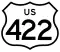 U.S. Route 422 Alternate marker