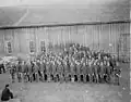 Soldiers preparing to go to China in 1900 (Boxer Rebellion)