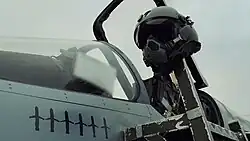 Six Kh-101 cruise missile kill victory marks on a Ukrainian Air Force Mirage 2000-5F