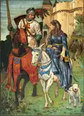 Una and the Red Cross Knight by Walter Jenks Morgan, 1885