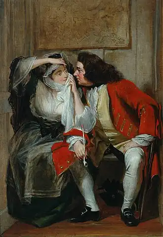 My Uncle Toby and the Widow Wadman by Charles Robert Leslie, 1831