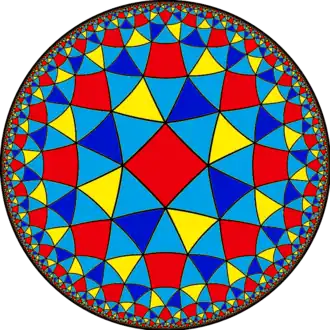 Snub order-8 triangular tiling