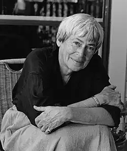 American author, Ursula Le Guin (AB, 1951 in Renaissance French and Italian literature).