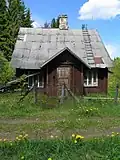Residential building of Võhmuta railway station's workers.