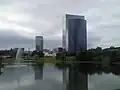 View of Millennium Tower I and Millennium Tower II