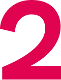VRT Radio 2's previous logo from 2022 to 2025.