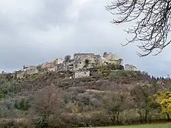 A general view of the village of Vachères