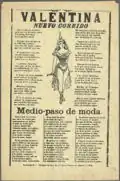 Corrido sheet music from 1915, at the height of the Mexican Revolution