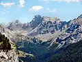 Cima Uomo rises above the San Nicolò Valley