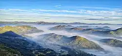 View of Eastern Ghats from Vanjangi hilltop