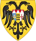 Coat of arms attributed to Frederick II, in certain editions of the Historia della Città e Regno di Napoli