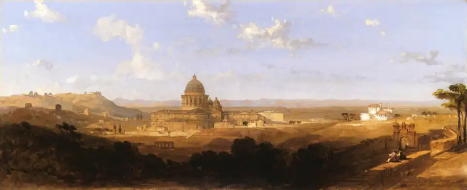 Looking Back on Rome by David Roberts