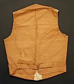 1892 American silk vest