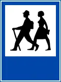 I.423c: Start of pedestrian path