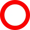 P.101: All vehicles prohibited