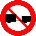 P.108: No vehicles with trailers