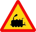 W.211a: Railway crossing without gates ahead
