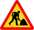 W.227: Construction site ahead