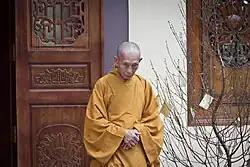 An old monk in Da Lat, Vietnam