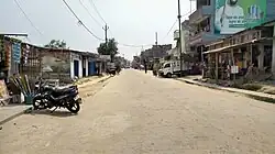 View of the Chaurat town, the headquarter of the block area