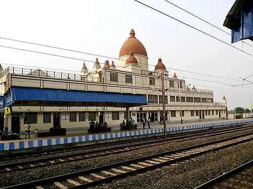 Inside view of the Joychandi Pahar Railway's station
