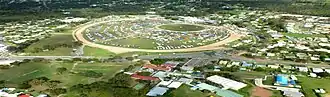 View over Southside (from the school across the showgrounds)