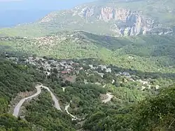 View of Aristi from the south