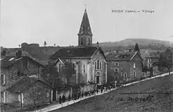 The village of Brion at the start of the 20th century