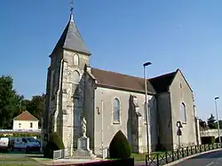 The church of Saint-Germain-d'Auxerre, in Villeron