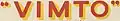 A variant of the vintage Vimto logo that was used earlier in the 20th century