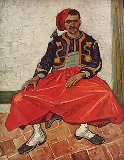 The Seated Zouave, June 1888, Private collection (F424)