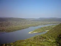 The view of Kismaros from Visegrad