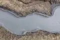 Channel of mud