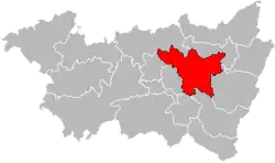 Location of Bruyères