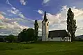 St. Mark's parish church in Vrba